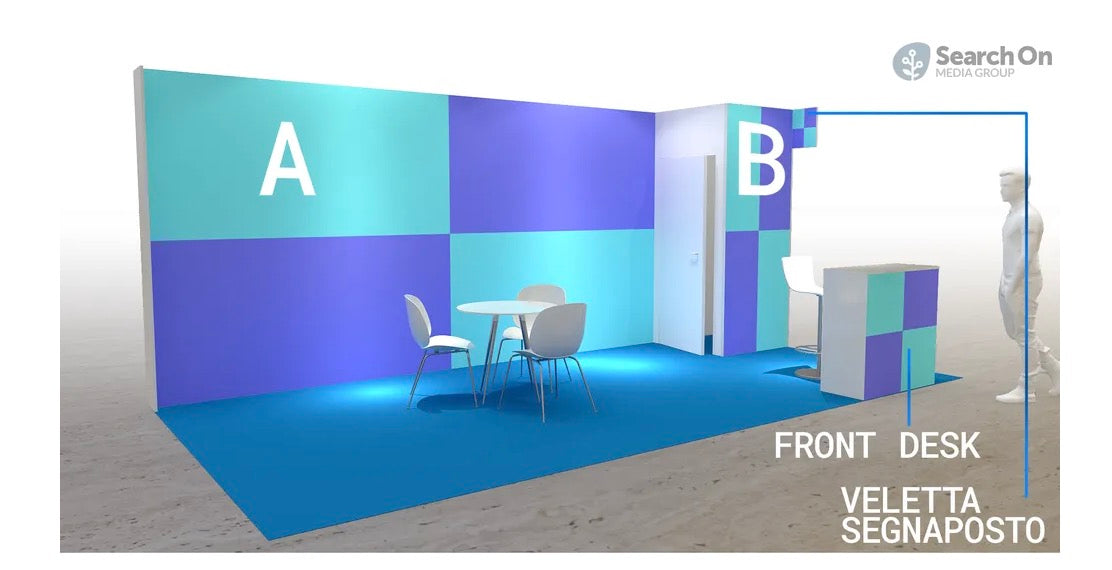 Parete B - Stand preall. 6x3