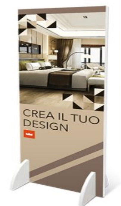 Totem Pvc light autoportante bifacciale Dim cm 100x200h - ADV Area Expo