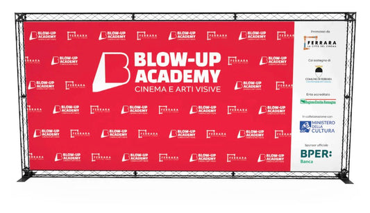 Americana + pvc banner in st. digitale monofacciale cm 300 cm x 285h  - ADV AREA EXPO PLENARIA