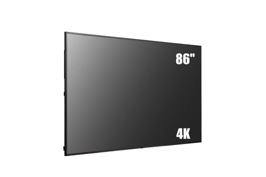 86" 4K screen with floor stand